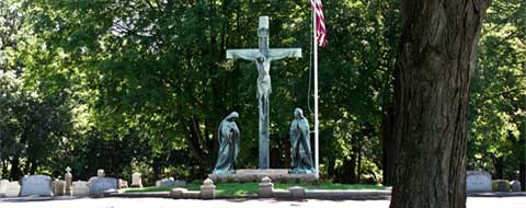 Calvary Cemetery Cross